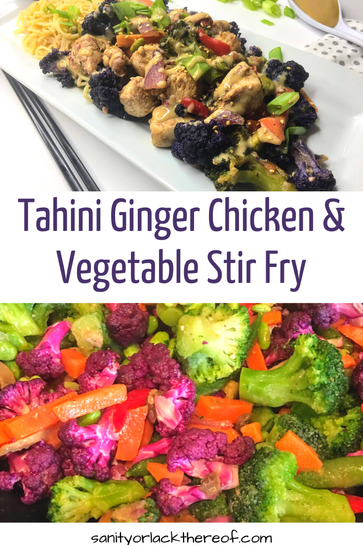 Tahini Ginger Chicken & Vegetable Stir Fry SOLTO